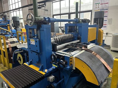 650铜卷纵剪线剪切工段